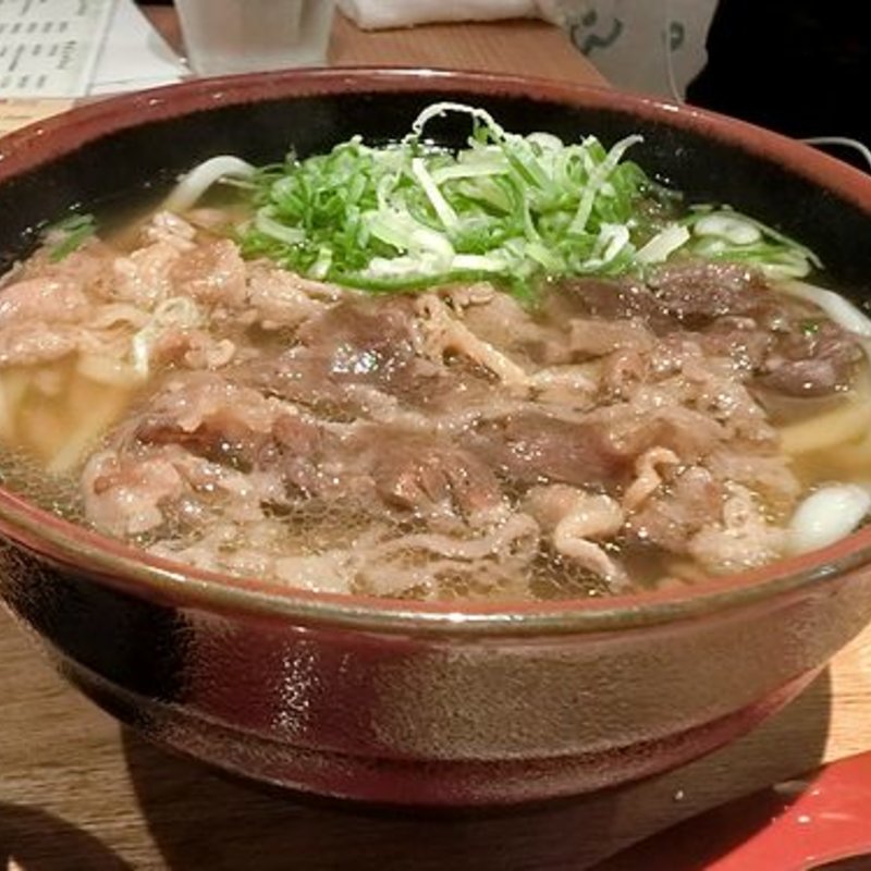 肉うどん(二〇加屋長介 JRJP博多ビル店)