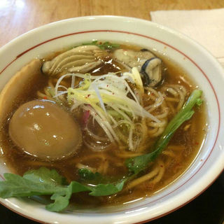 魚介醤油ラーメン 牡蠣(福島壱麺 （イチメン）)