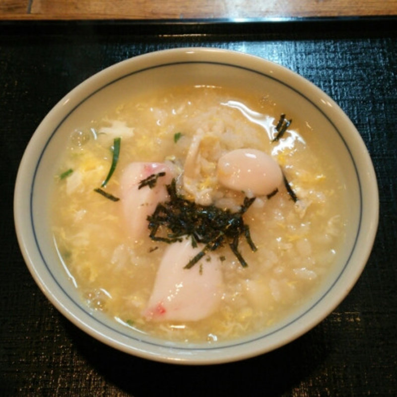 ふぐの白子雑炊(福樹)