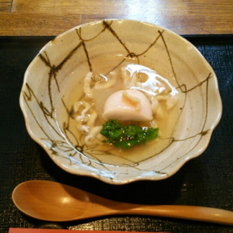 ふぐの身と白子のあんかけ(福樹)