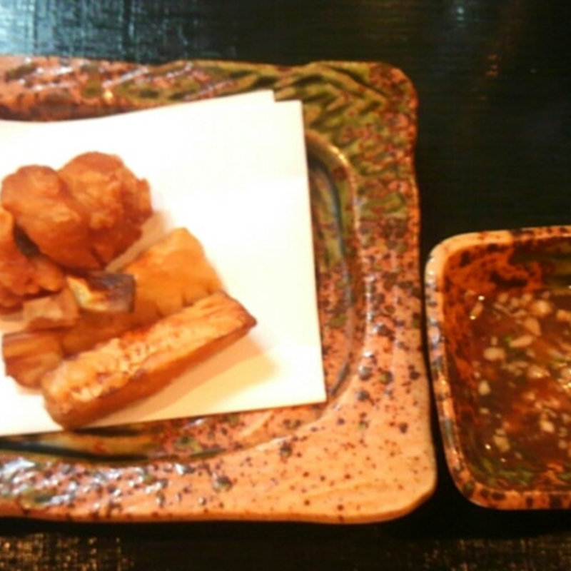 筍とｵｺｾﾞの揚げ物(福樹)