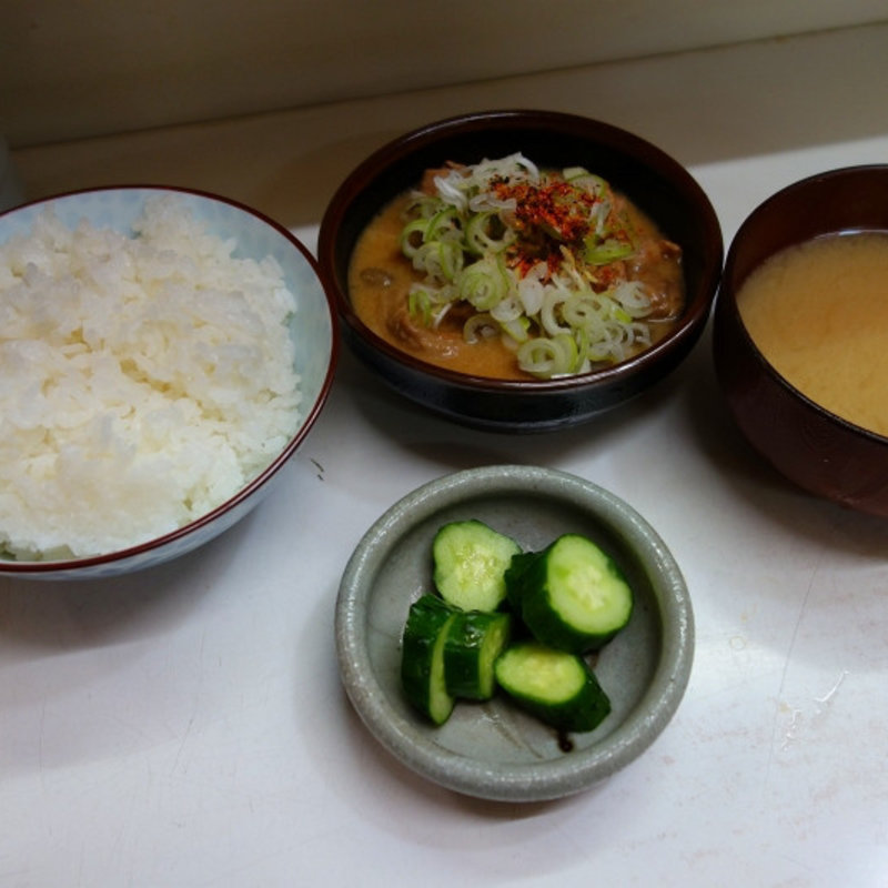 もつ煮込み定食(福田家食堂)