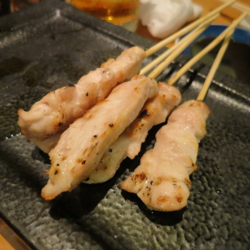 ささみ　5本(やきとりの名門秋吉 銀座店)