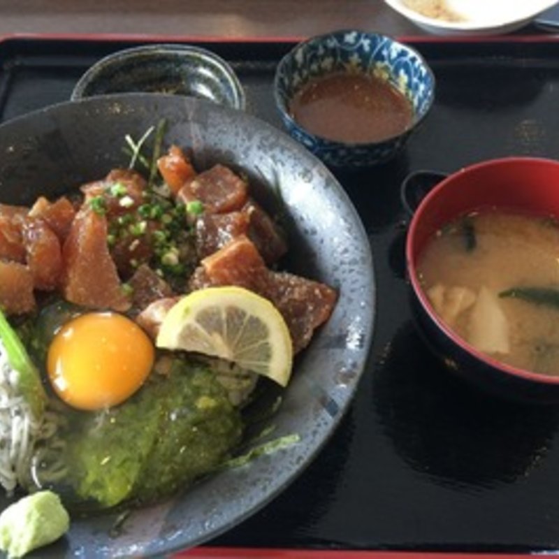 地魚漬け丼御膳(空と海)