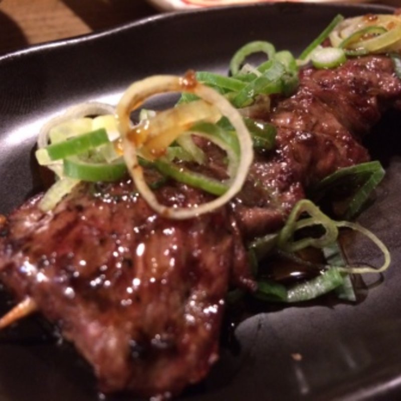 ハラミ串・タレ(立ち呑みの さのや)