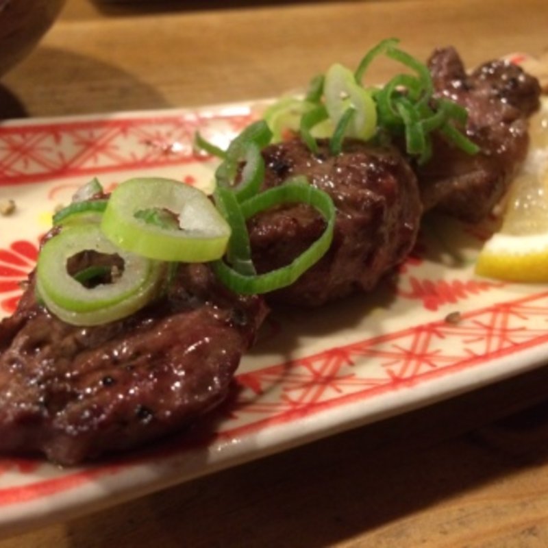 ハラミ串・塩(立ち呑みの さのや)