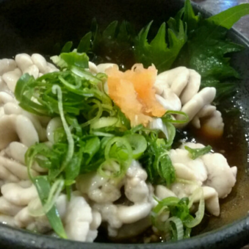 鱈の白子ポン酢(立ち寿司 恵美須店)