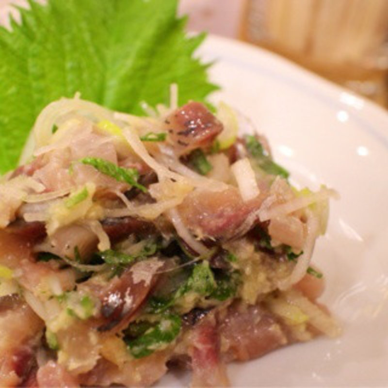 いわし梅しそ叩き(立ち飲み大松 )