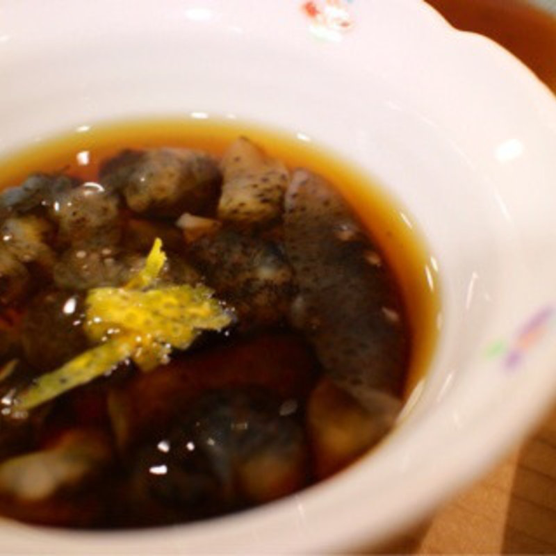 ナマコの醤油漬け(立ち飲み大松 )