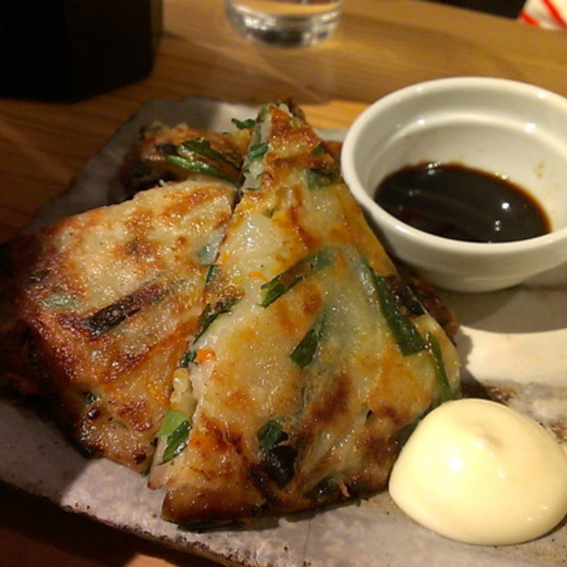 海鮮チヂミ(立呑み もんぞう)