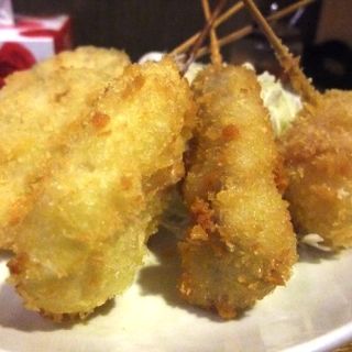 揚げたて串カツ(立呑み 佐伯)