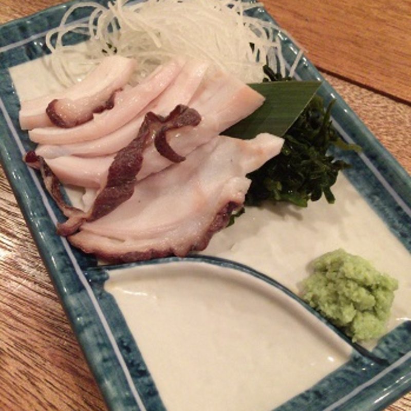 北海道タコ頭の刺身(立呑み 魚平 )