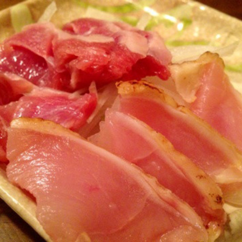 さつま地鶏刺し(立呑み処くら)