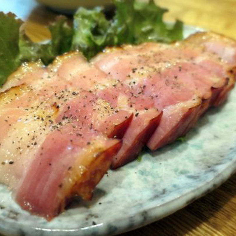 ベーコンのはちみつ焼き(立呑処　ぎん虎)