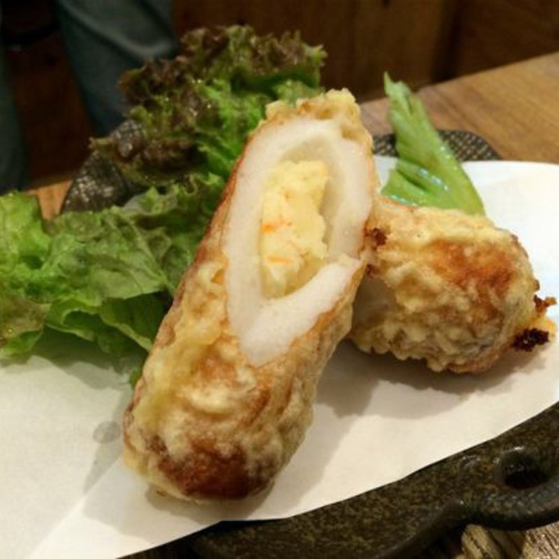 ポテト入りちくわの天ぷら(立呑処　ぎん虎)