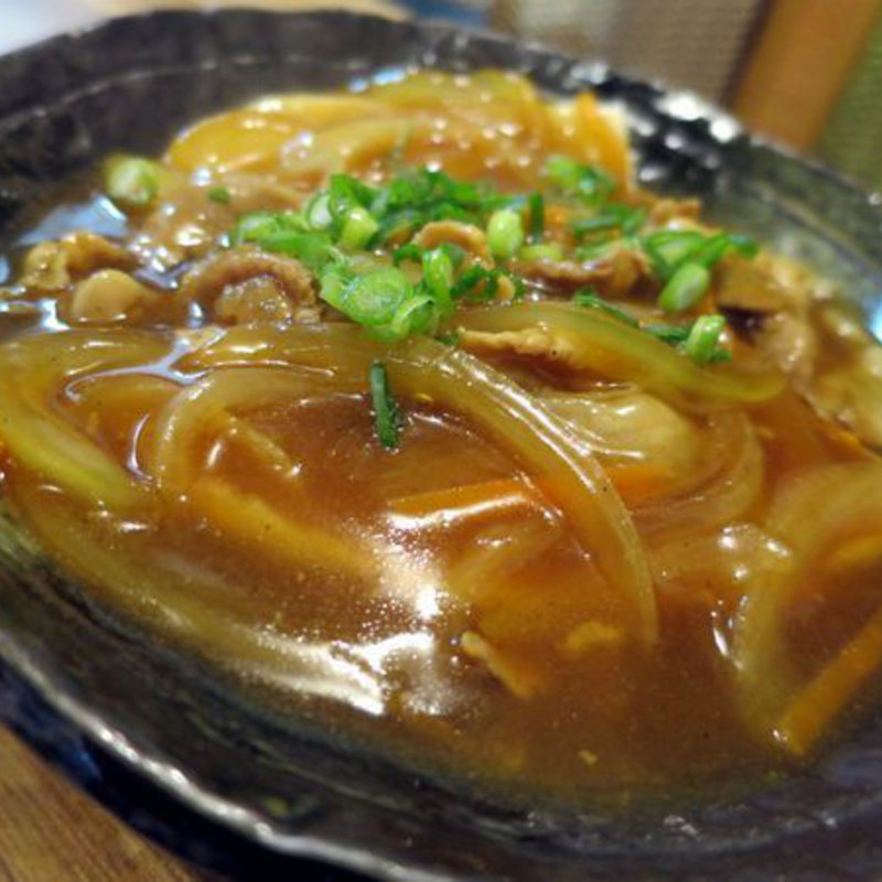 揚げモチのカレーあんかけ(立呑処　ぎん虎)