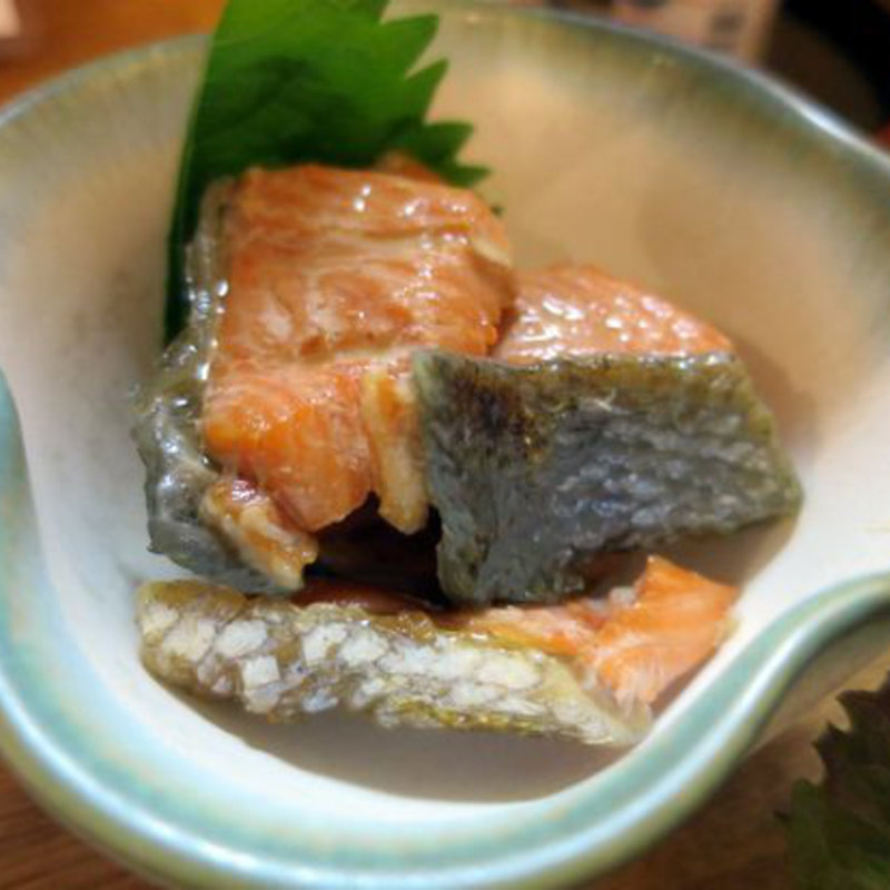 秋鮭の焼き浸け(立呑処　ぎん虎)