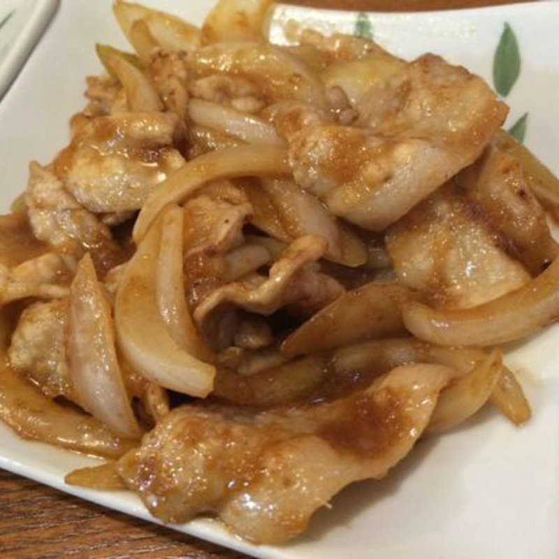 豚バラ生姜焼き(立呑処　ぎん虎)