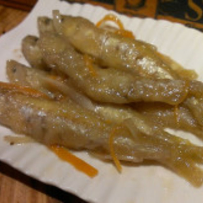 ワカサギの南蛮漬(立喰酒場 舫moyai)