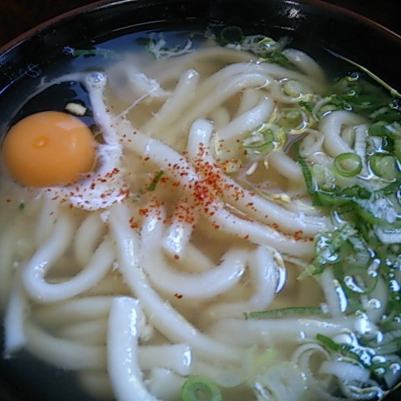 月見うどん(立花うどん)