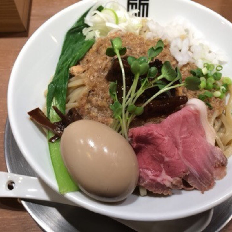 味玉 サンマとイカのまぜそば(竹末東京プレミアム )