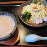 魚介豚骨つけ麺を並盛り200g(竹本商店 つけ麺開拓舎 仙台泉店 )
