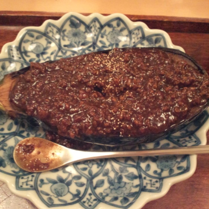 なす鶏味噌(竹葉亭 そごう横浜店)