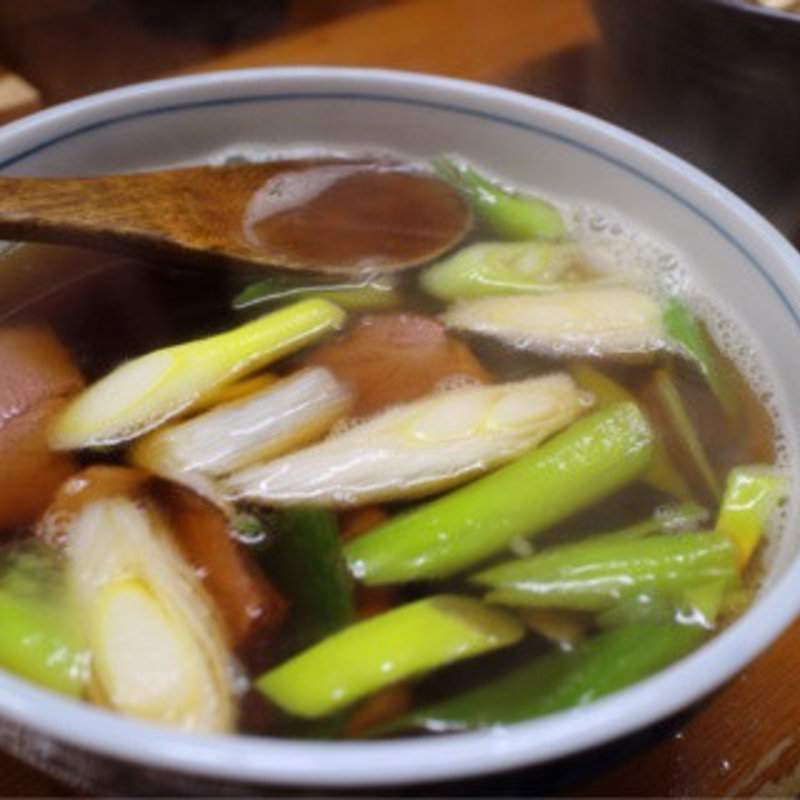 鴨ネギ汁(笑店)