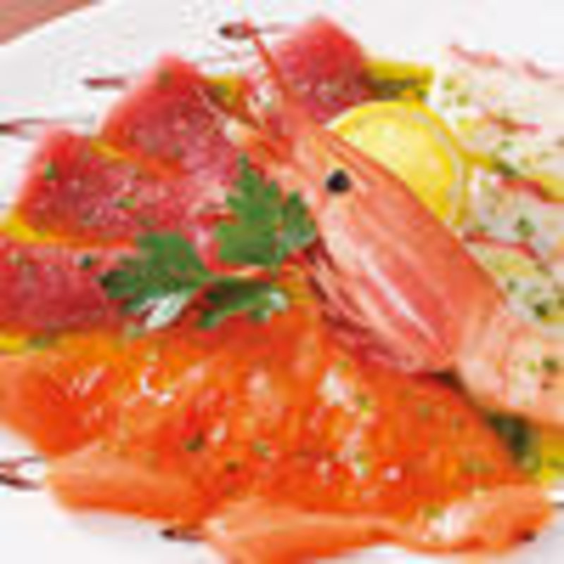 海鮮カルパッチョ(笑笑 渋谷井の頭通り店)