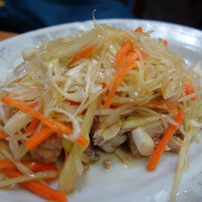 蒸し鶏(台湾料理 第一亭)