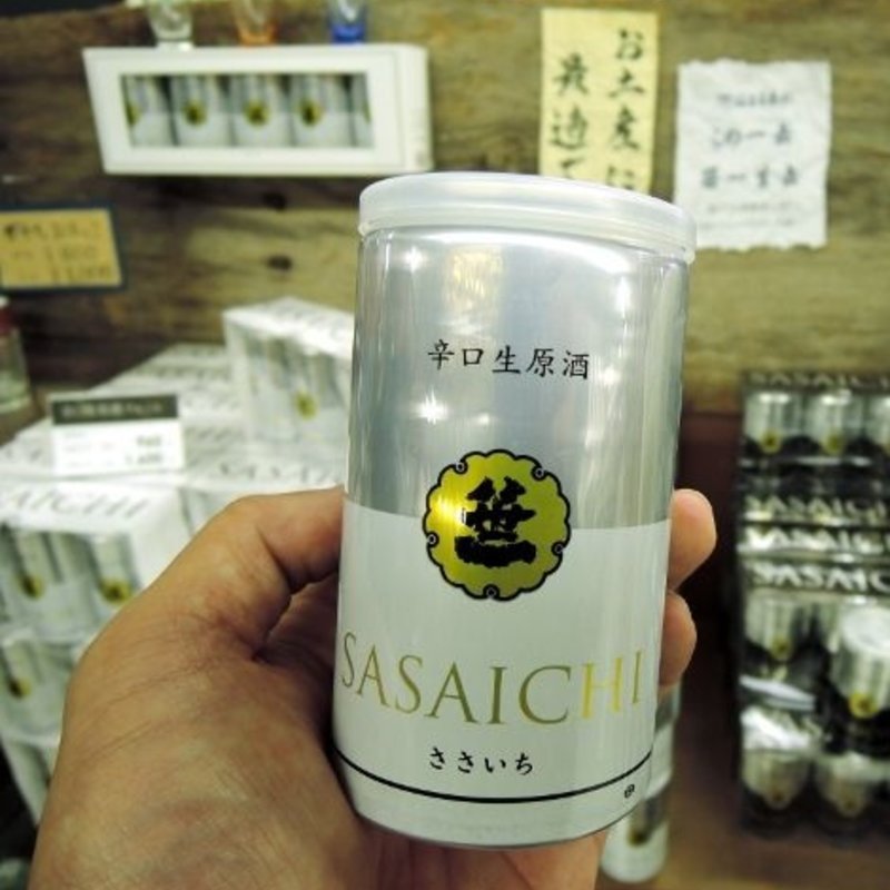 本醸造辛口 笹一 200ml缶(笹一酒造　酒遊館)