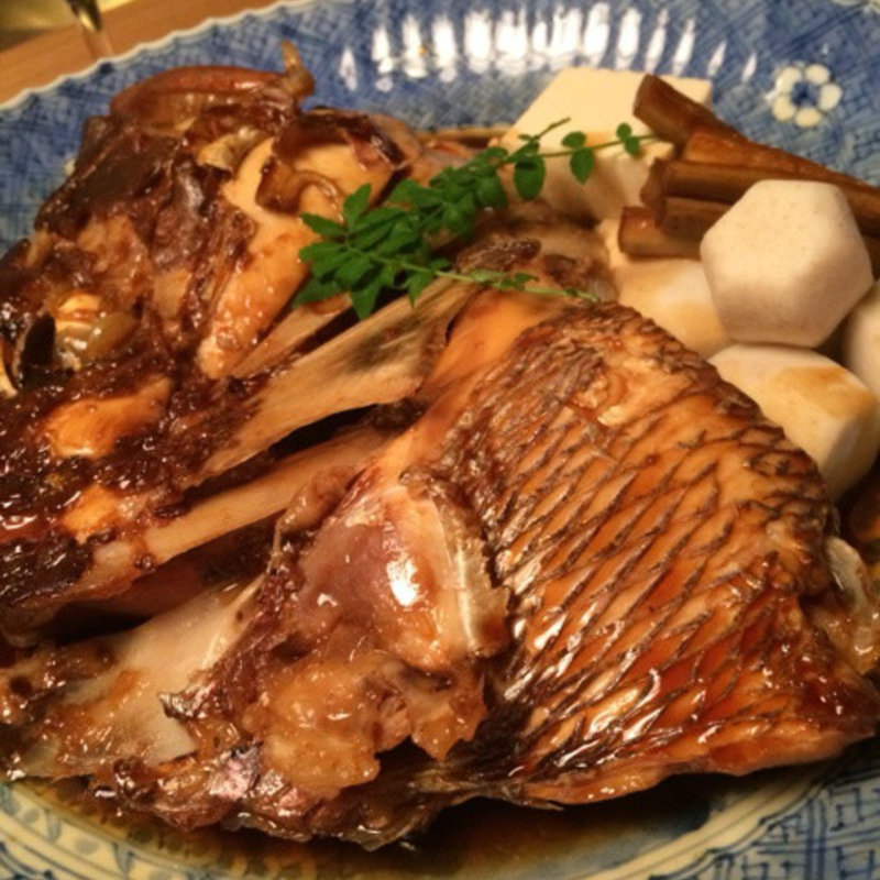 鯛のあら炊き(箸ずめ )