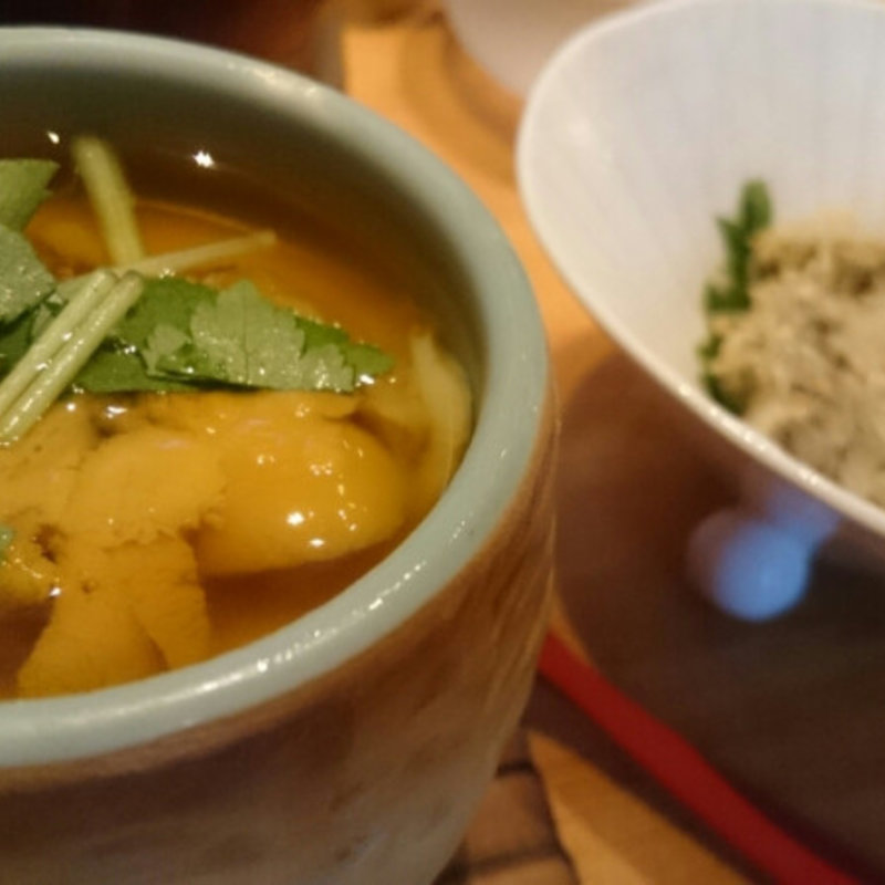 うに茶碗蒸(築地きたろう （【旧店名】樹太老 東銀座）)