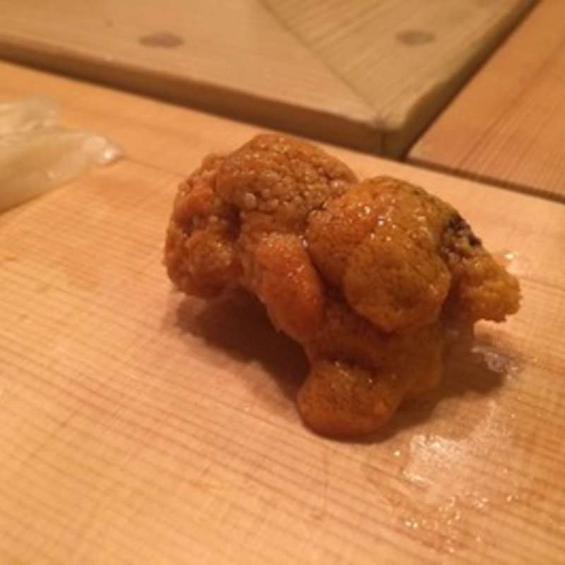 ウニの握り(秀徳元祖)