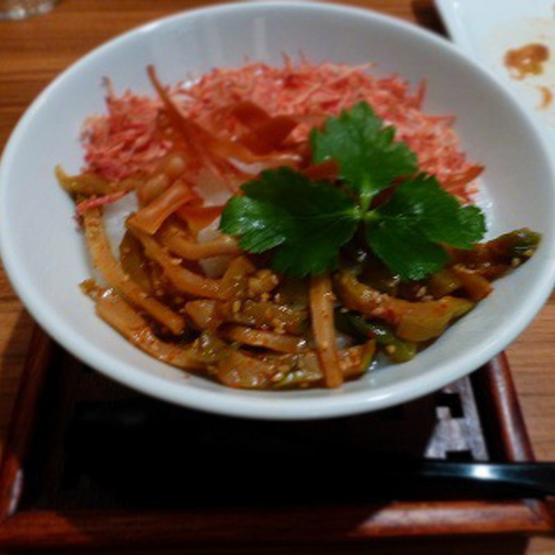 桜エビとザーサイのお粥(籠家 )