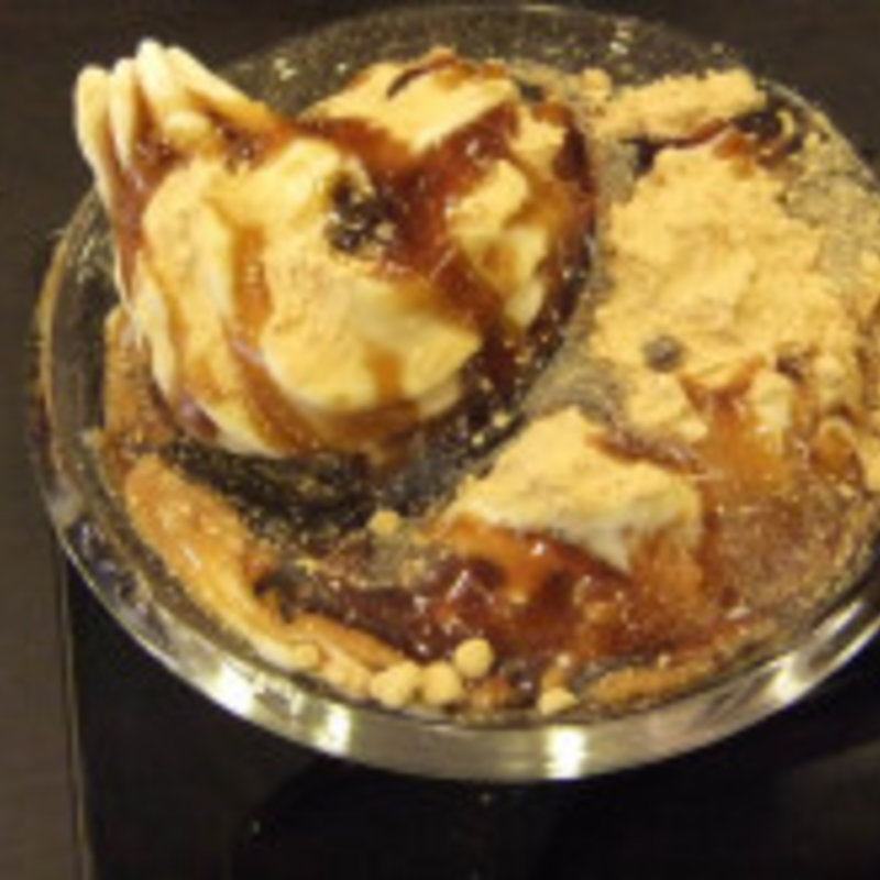 黒蜜きなこソフトクリーム(米本珈琲本店)