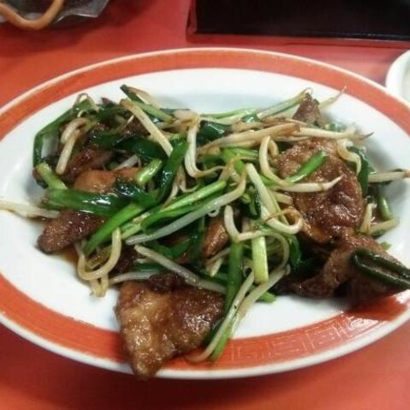 ニラレバ炒め(粋宏閣)