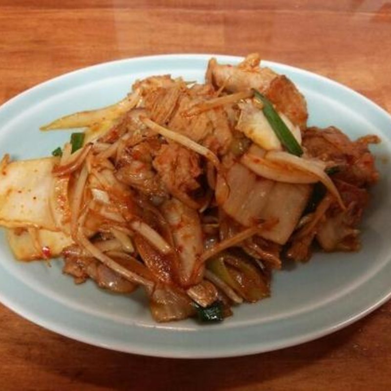 豚キムチ炒め(粋宏閣)