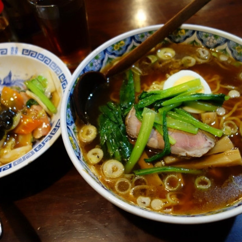 セット（ラーメン+ミニ中華丼）(中華料理 紅梅軒)