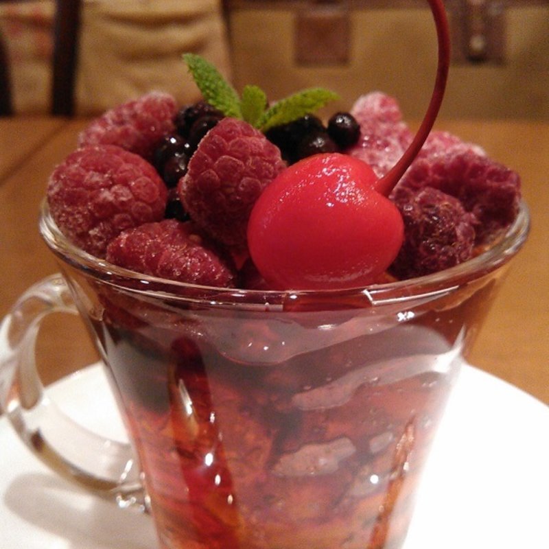 紅茶ゼリーのダブルベリー(川越紅茶館coeur a coeur（クーラクー）)