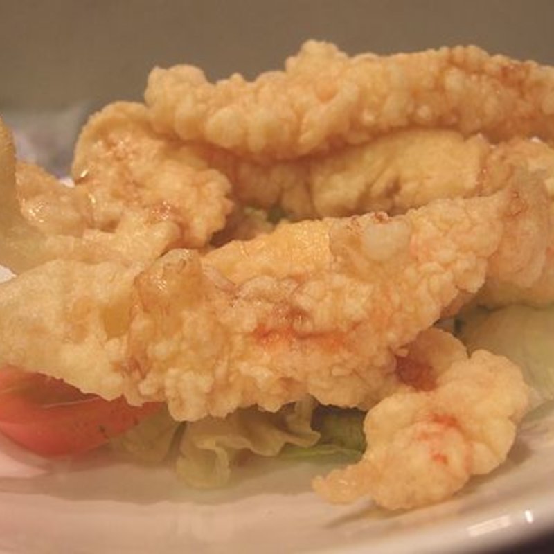 エビの天ぷら(中華 紅蓉軒(こうようけん))