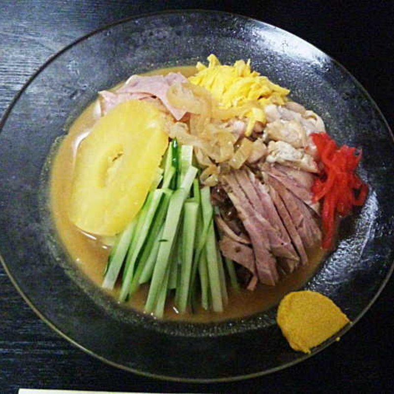 五目冷やし中華(紅龍　晩翠通店)