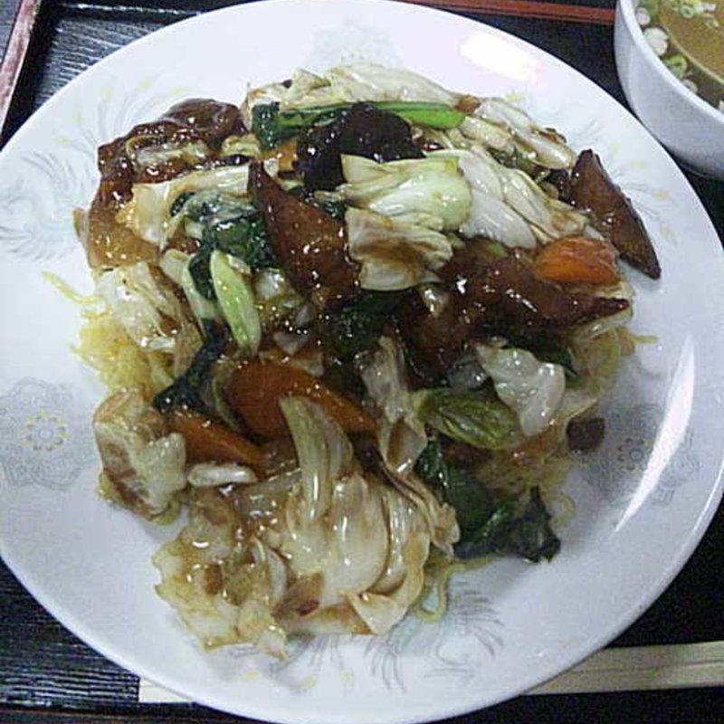 五目焼きそば（レバー入り）(紅龍　晩翠通店)