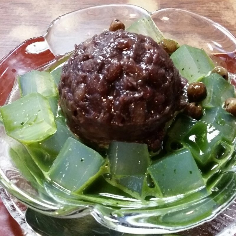 抹茶あんみつ(納言志るこ店)