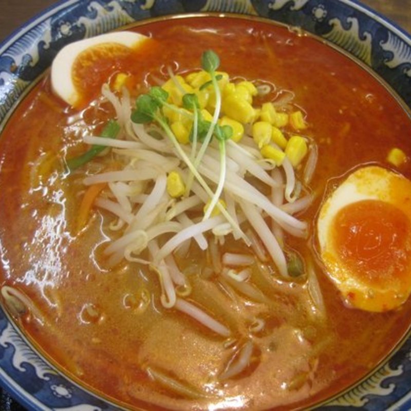 爆辛らーめん　新人コース(紺のれん 長沼店 （こんのれん）)