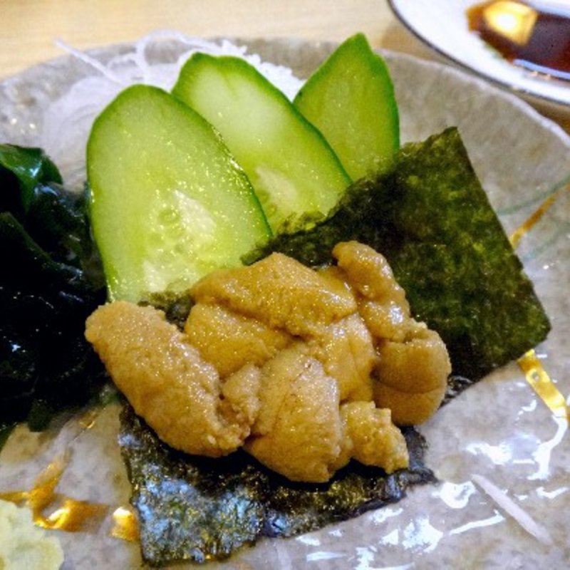 北海道産生ウニ(そば処 結城)