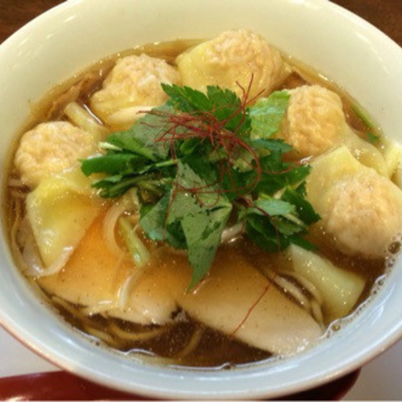 ワンタン煮干し醤油らぁ麺(維新)