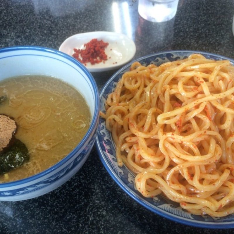 辛味つけ麺　中盛(縁者 )
