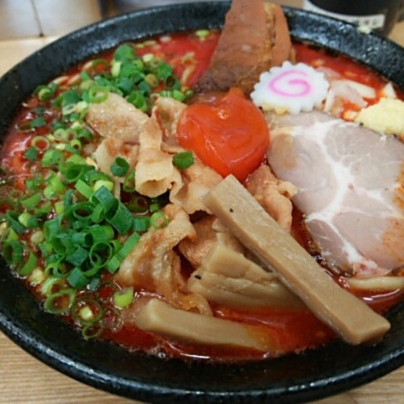 辛肉玉そば(羅漢)