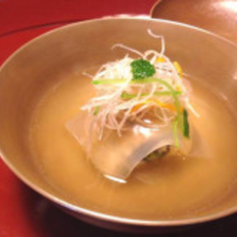 鰻の煮物椀(美山荘 （みやまそう）)